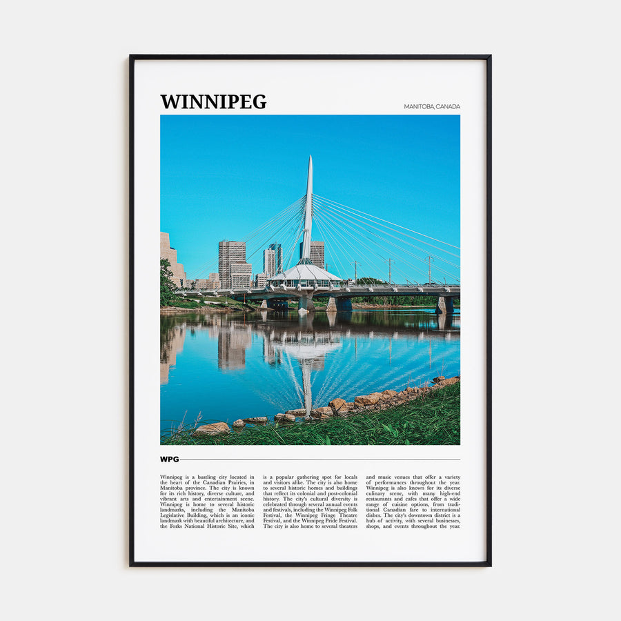 Winnipeg Travel Color No 1 Poster