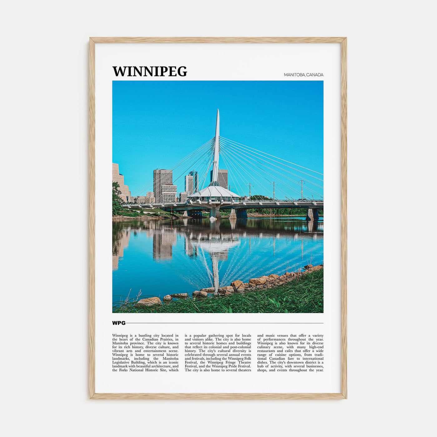 Winnipeg Travel Color No 1 Poster