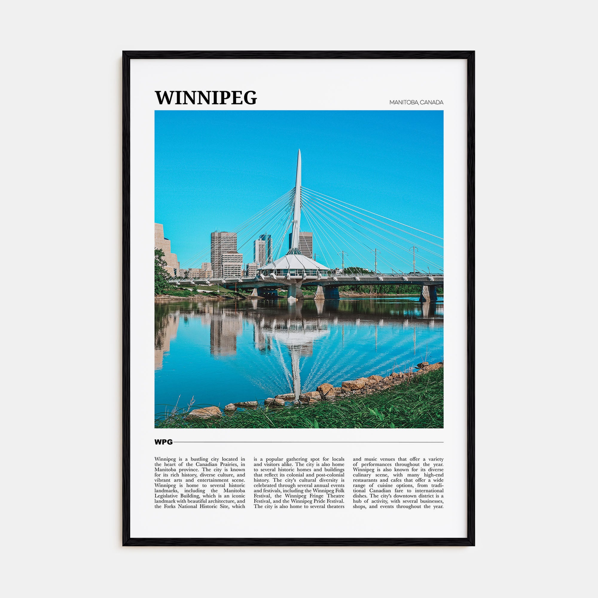 Winnipeg Travel Color No 1 Poster
