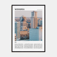 Winnipeg Travel Color No 2 Poster