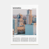 Winnipeg Travel Color No 2 Poster