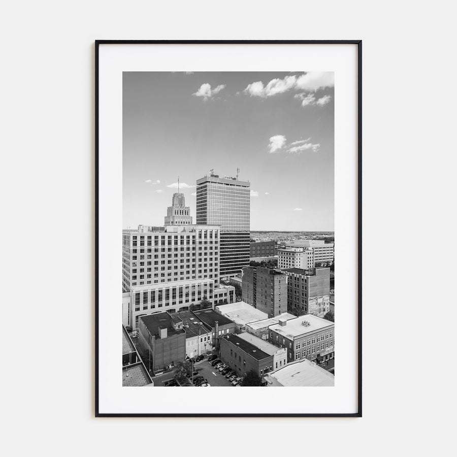 Winston-Salem Photo B&W Poster
