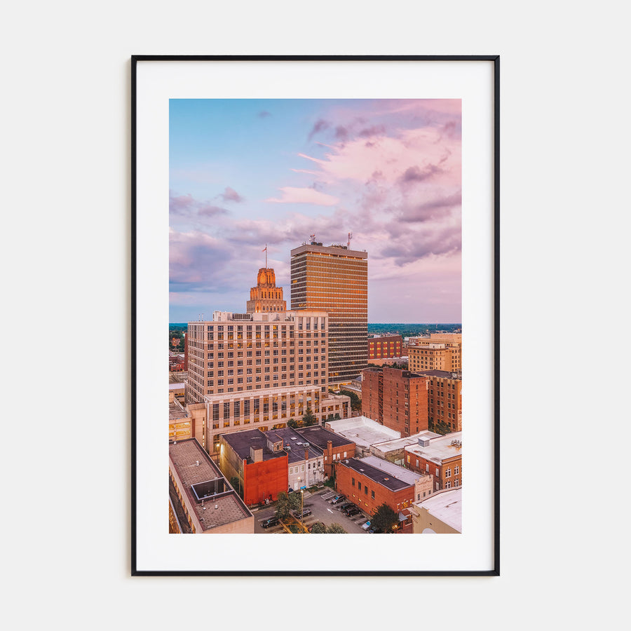Winston-Salem Photo Color Poster