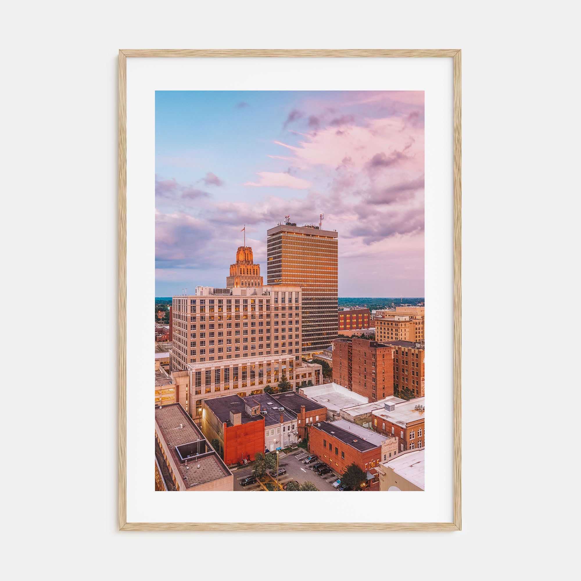 Winston-Salem Photo Color Poster