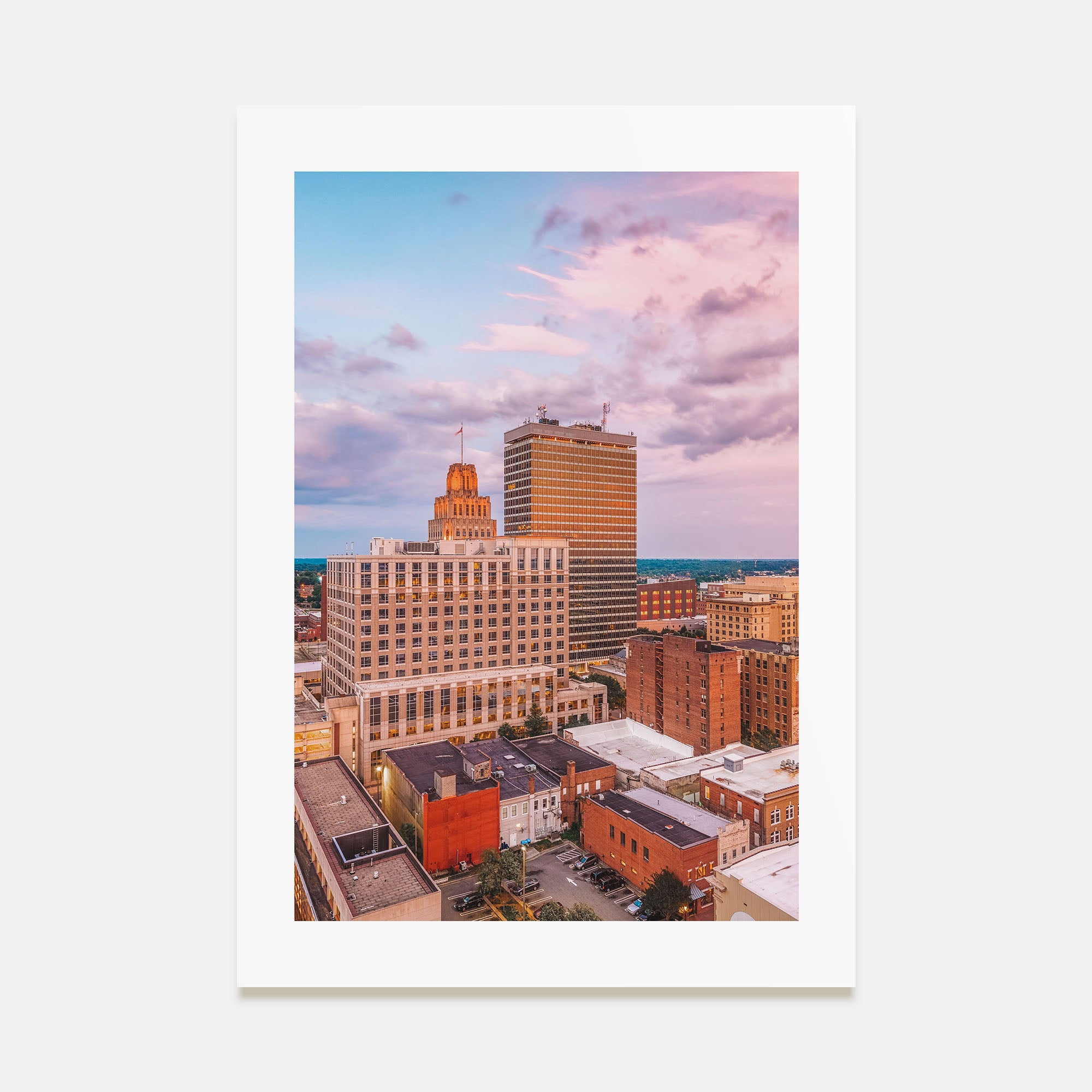 Winston-Salem Photo Color Poster