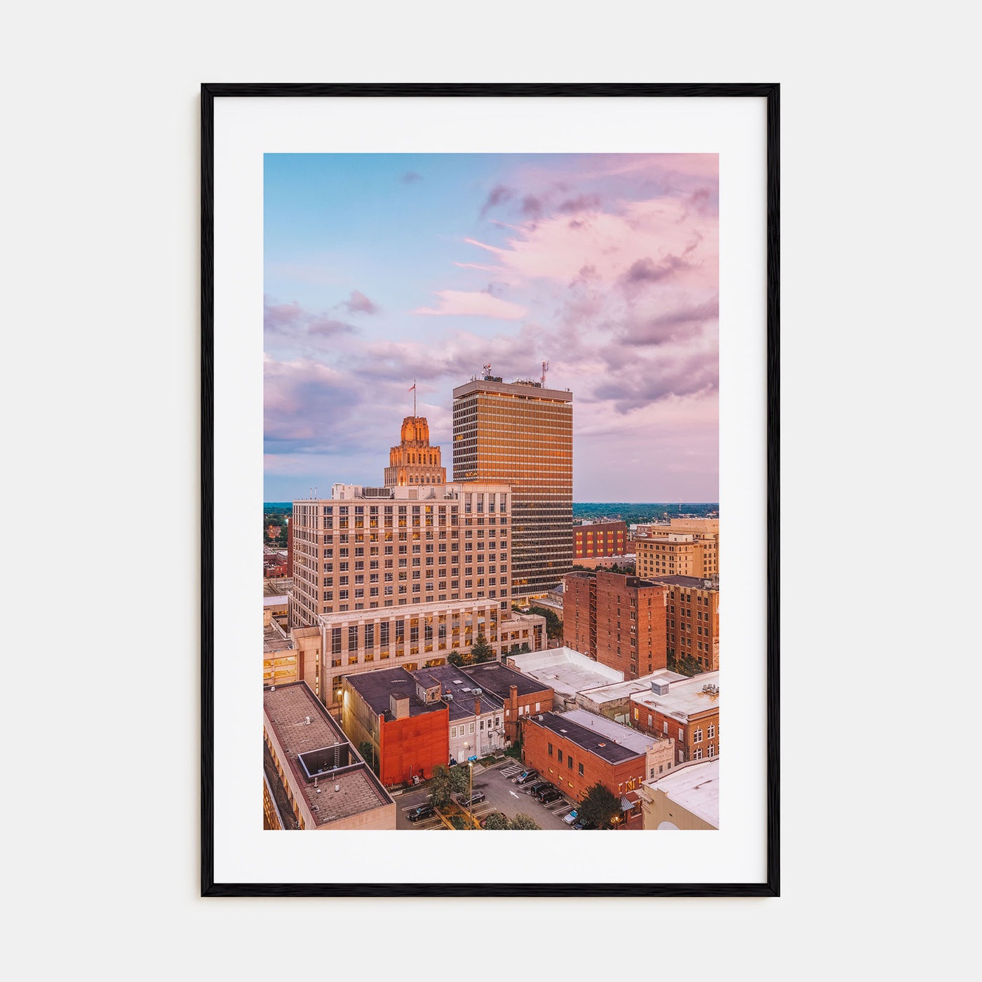 Winston-Salem Photo Color Poster