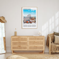 Winston-Salem Travel Color Poster