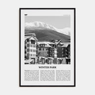 Winter Park Travel B&W Poster