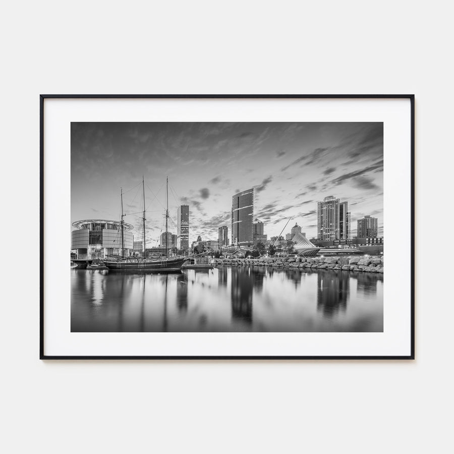 Wisconsin Landscape B&W Poster