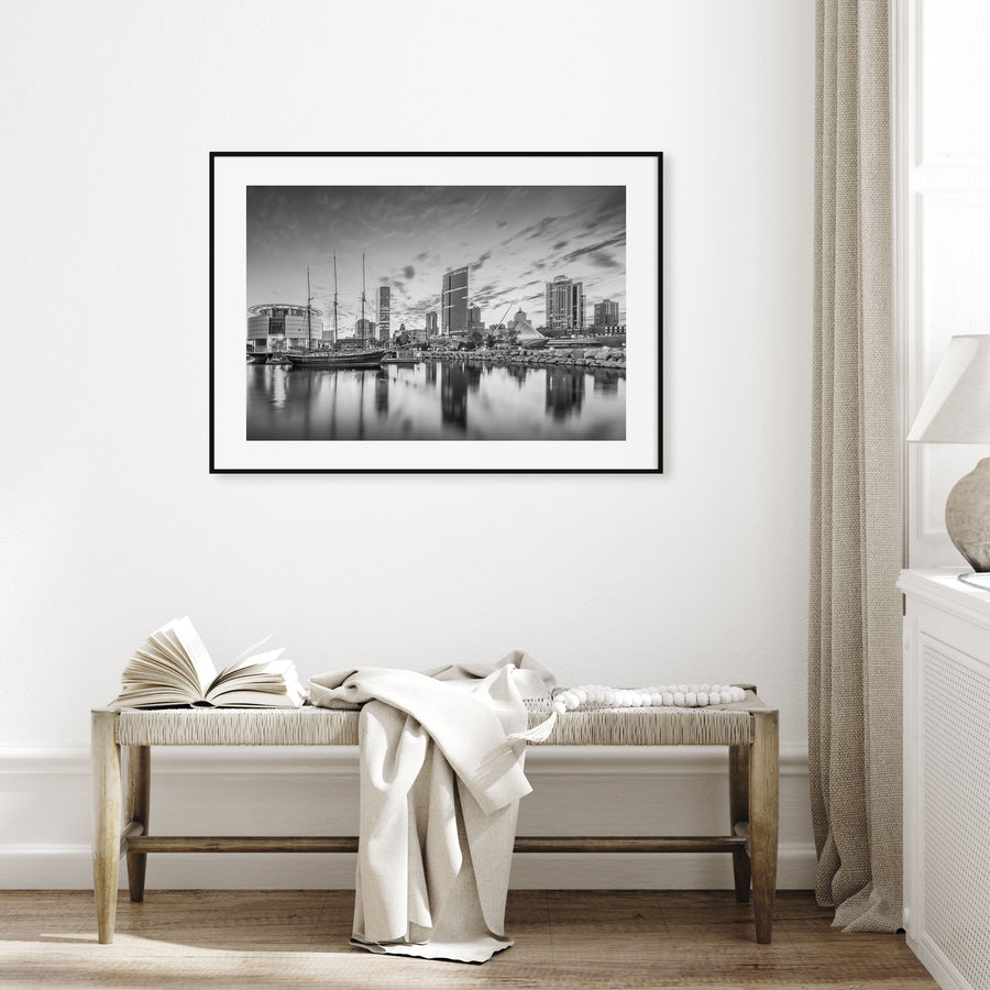 Wisconsin Landscape B&W Poster