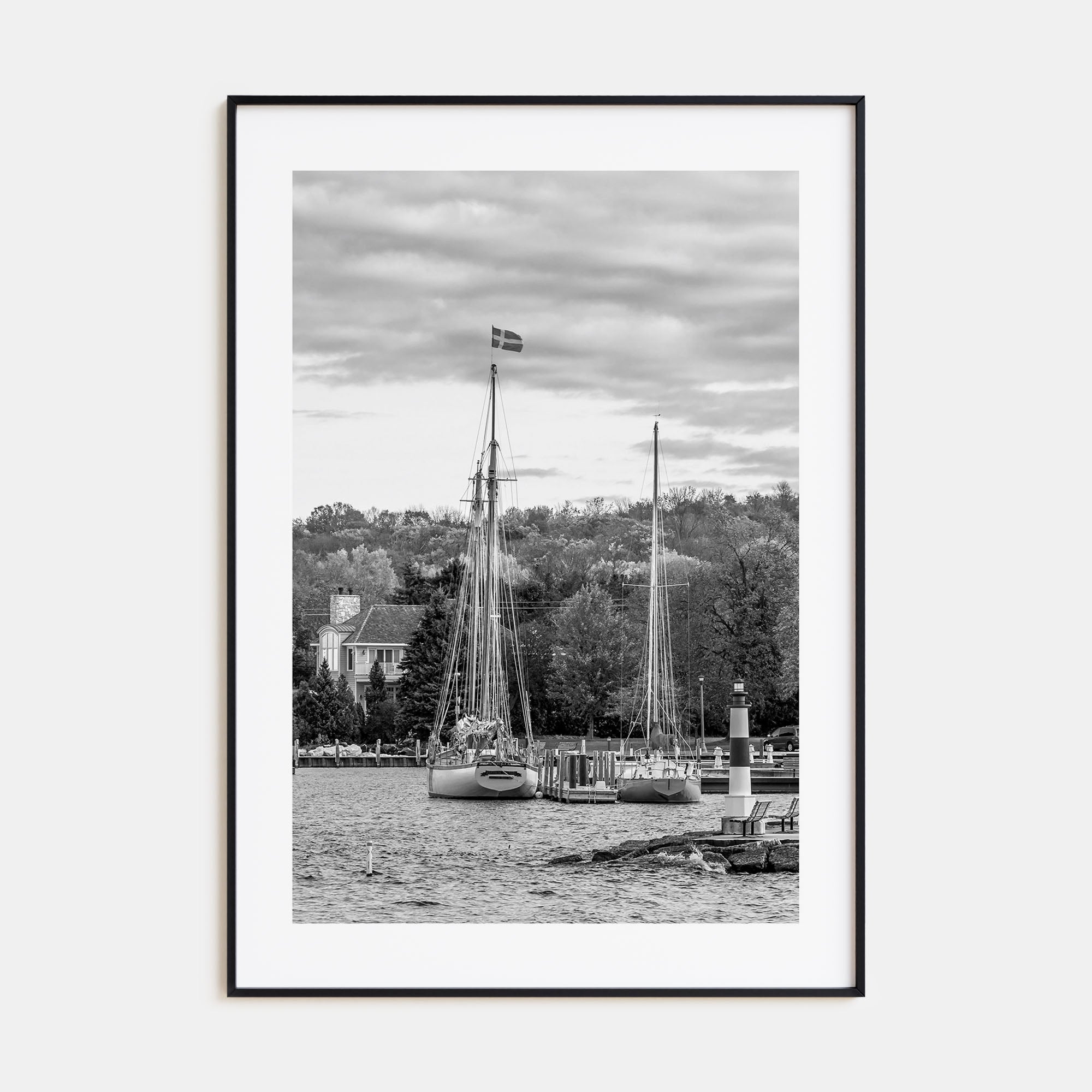 Wisconsin Photo B&W Poster