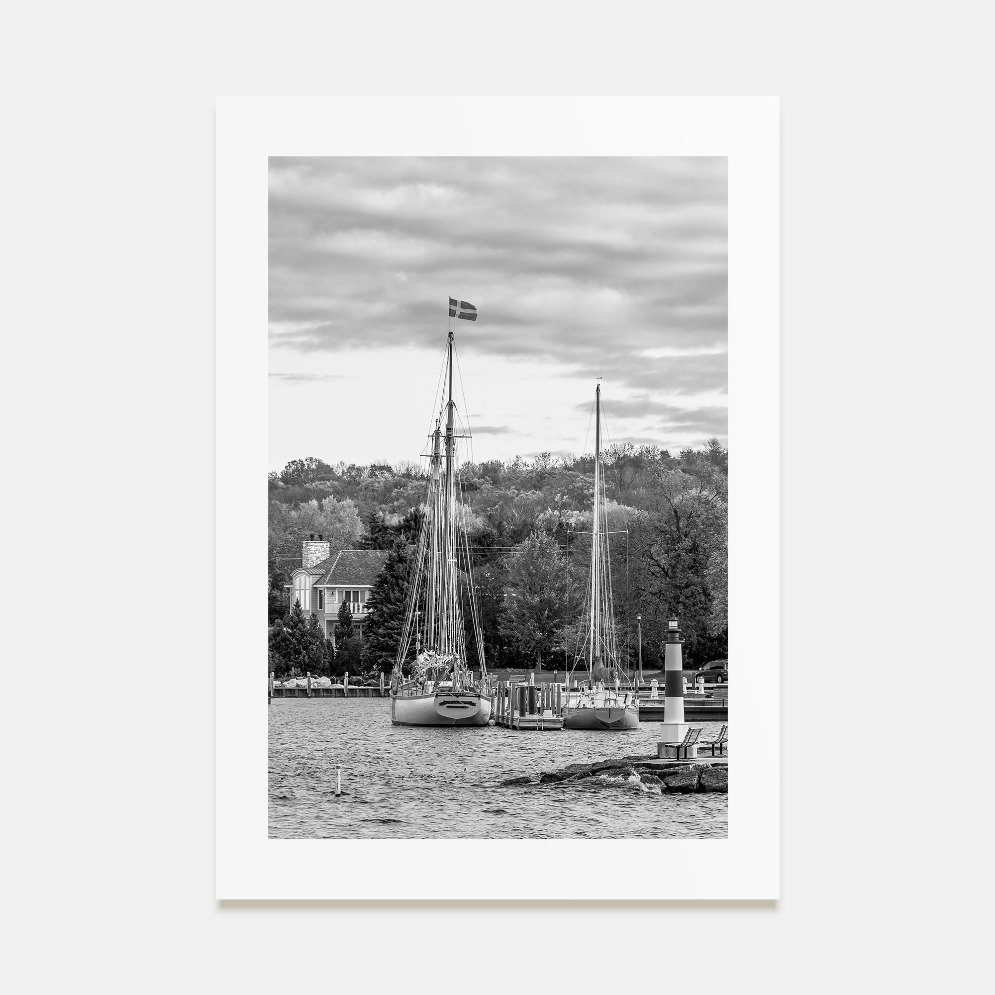 Wisconsin Photo B&W Poster