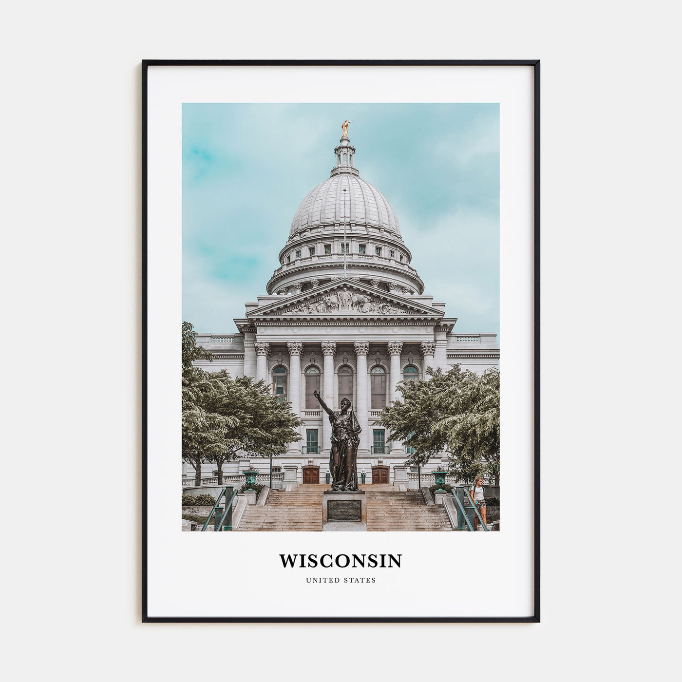 Wisconsin Portrait Color No 1 Poster