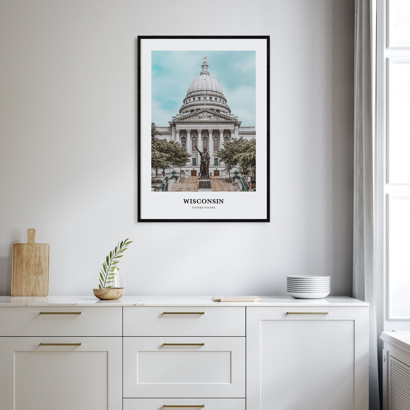 Wisconsin Portrait Color No 1 Poster