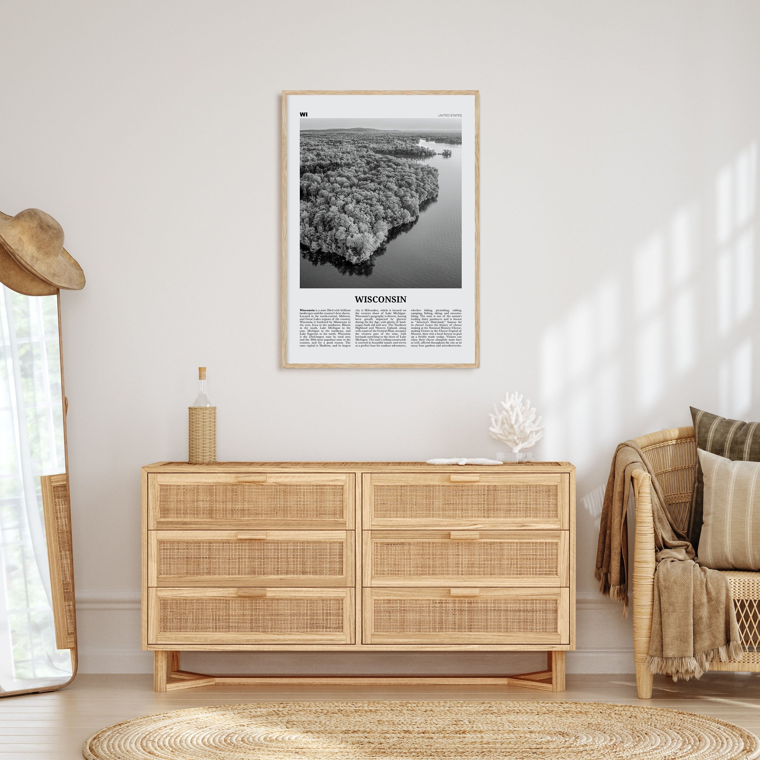 Wisconsin Travel B&W No 2 Poster