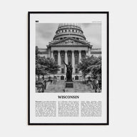 Wisconsin Travel B&W No 3 Poster