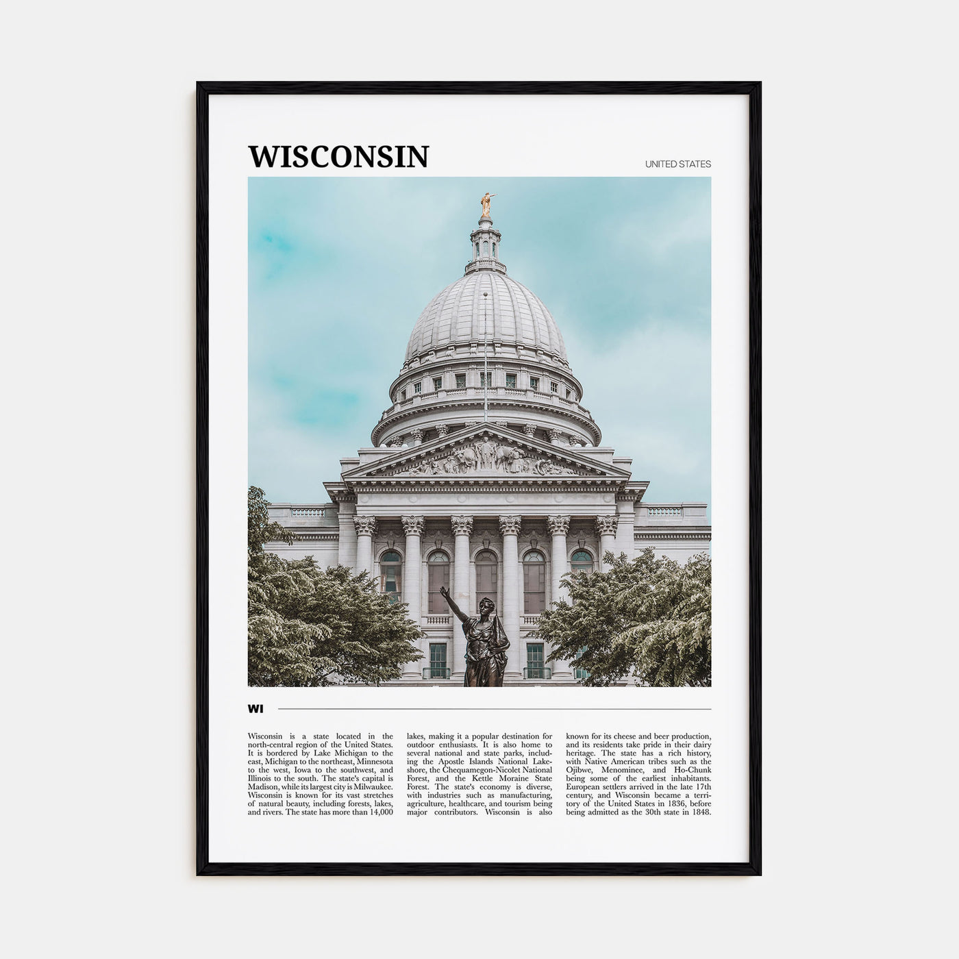 Wisconsin Travel Color No 1 Poster