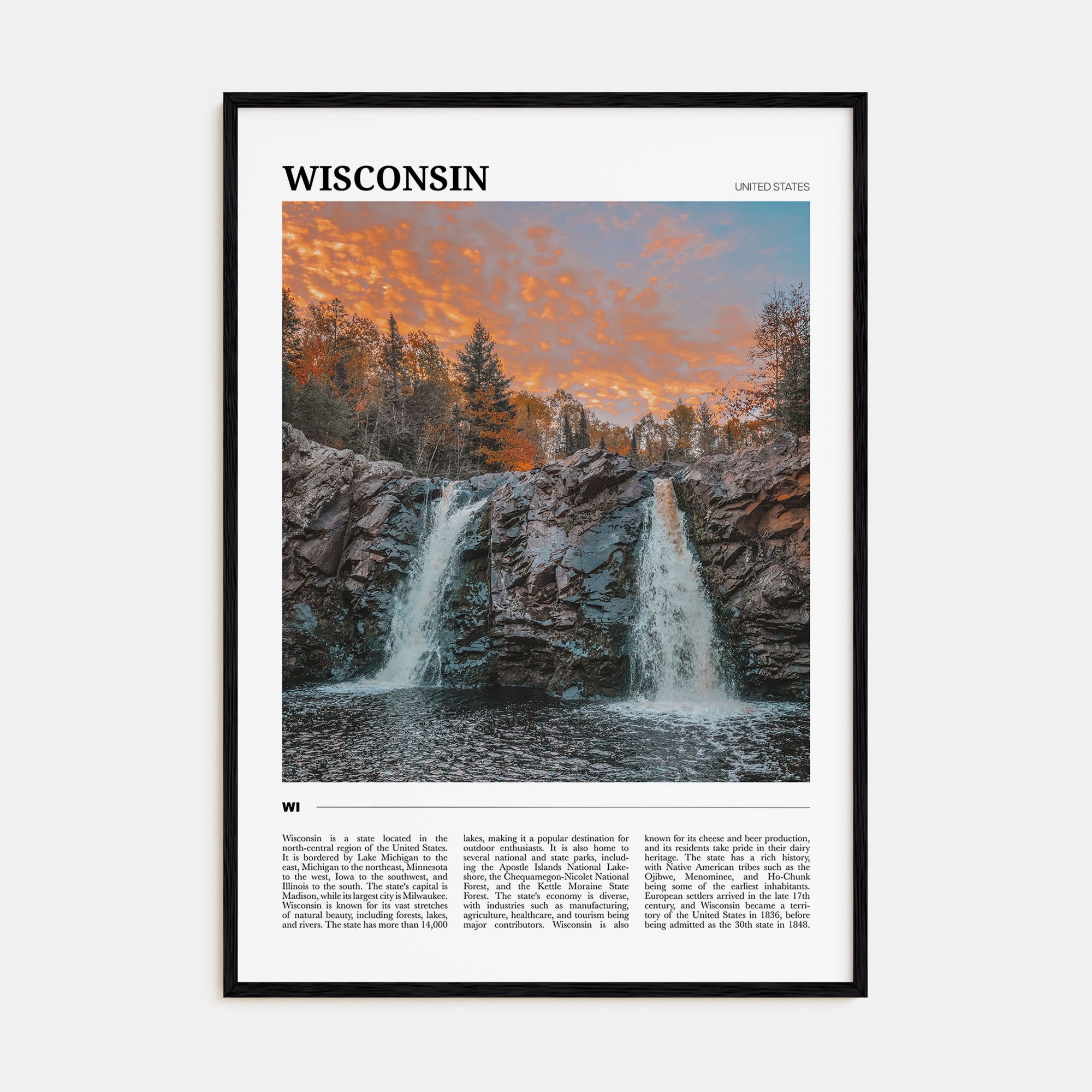 Wisconsin Travel Color No 2 Poster