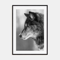 Wolf Photo B&W No 1 Poster