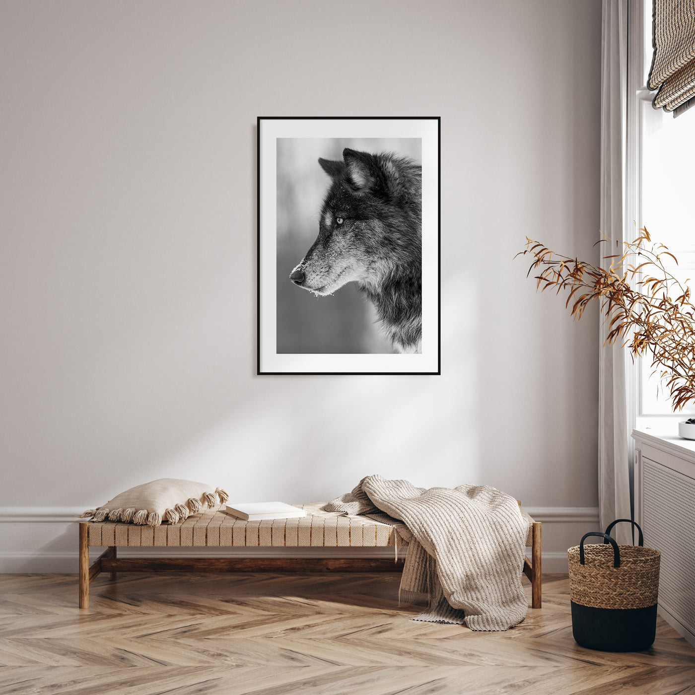 Wolf Photo B&W No 1 Poster