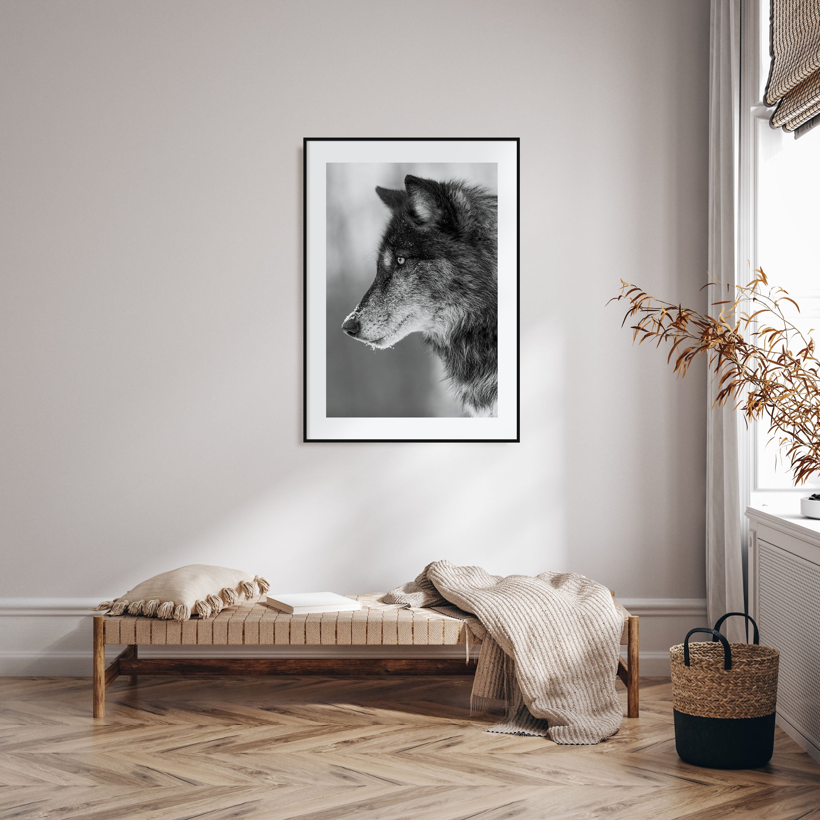 Wolf Photo B&W No 1 Poster