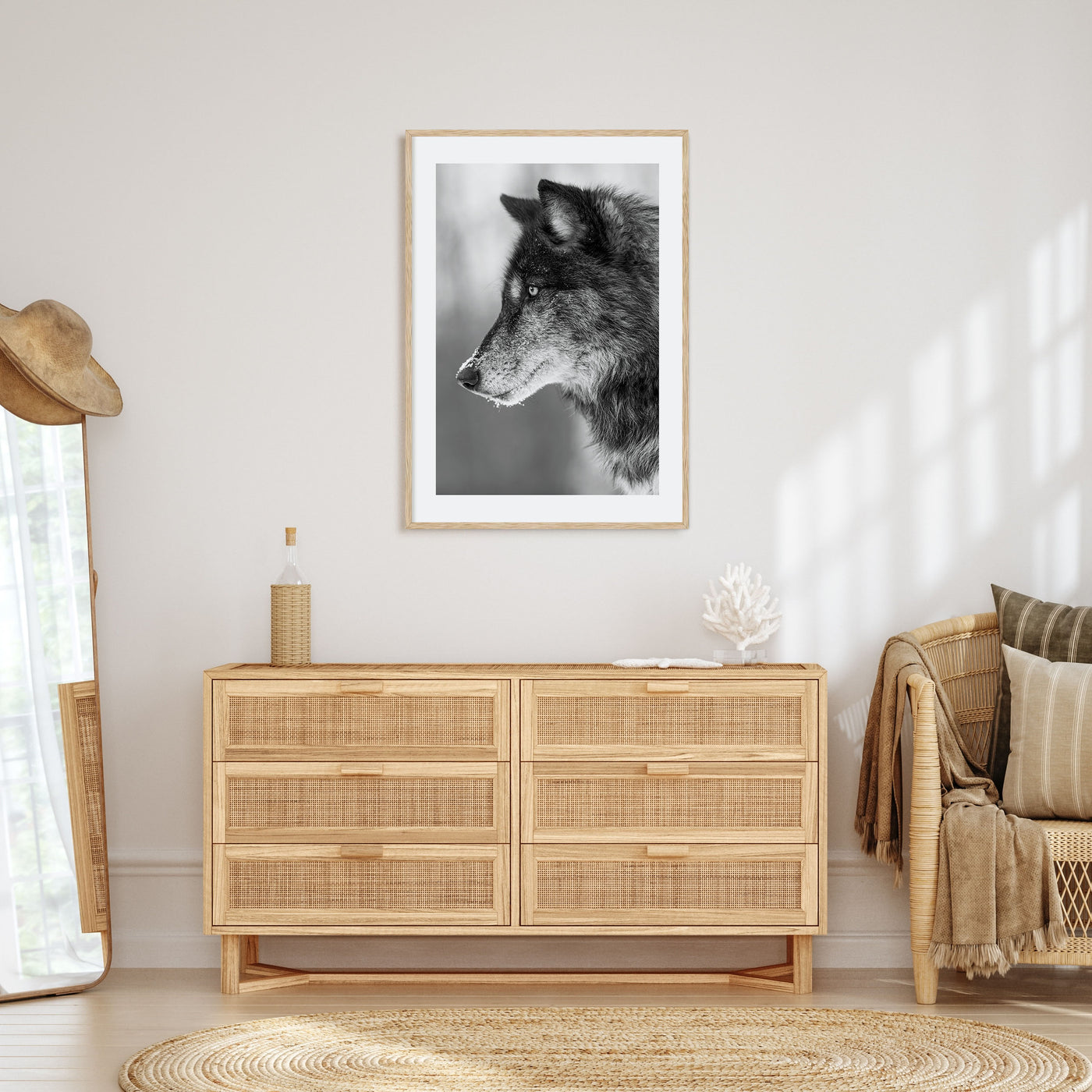 Wolf Photo B&W No 1 Poster