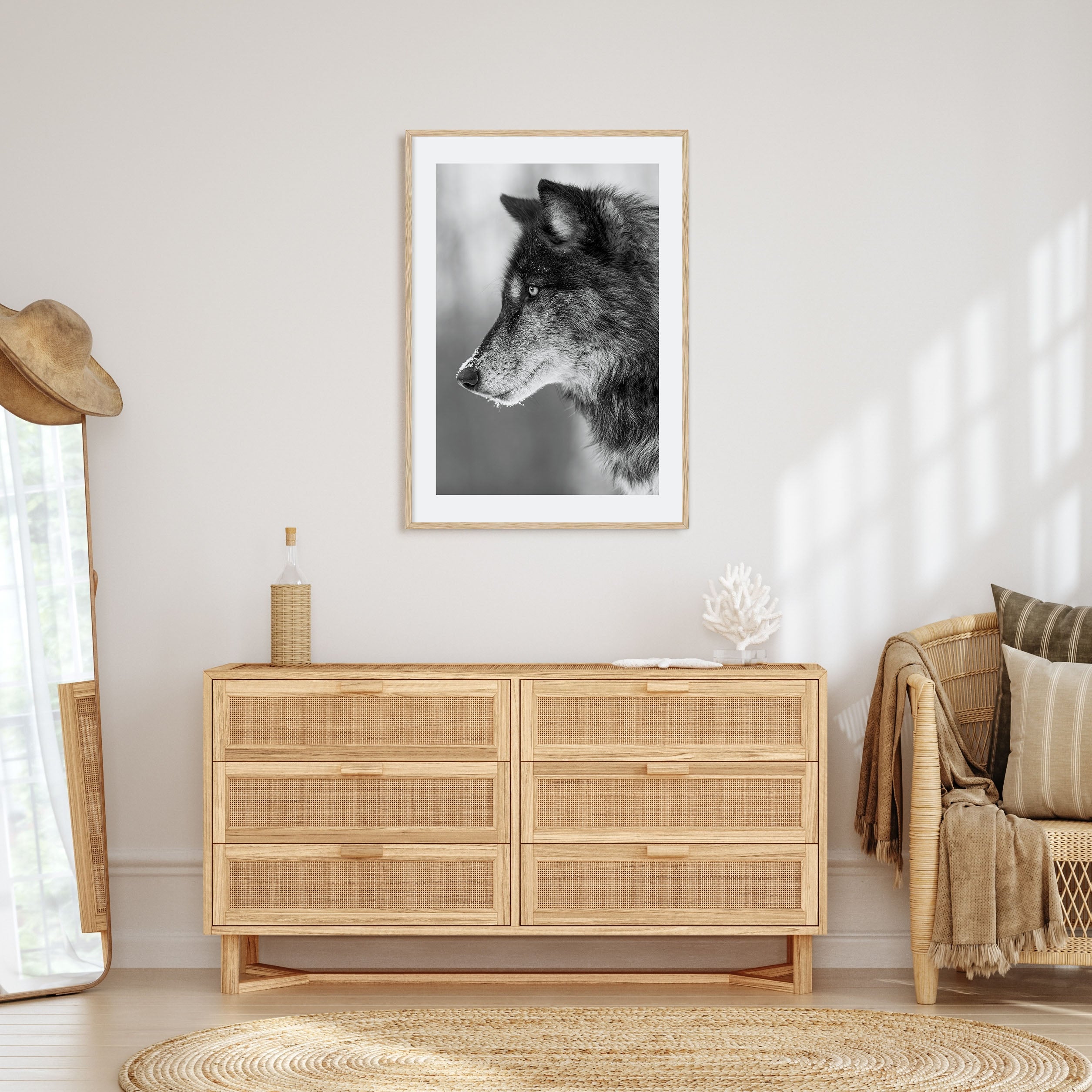 Wolf Photo B&W No 1 Poster