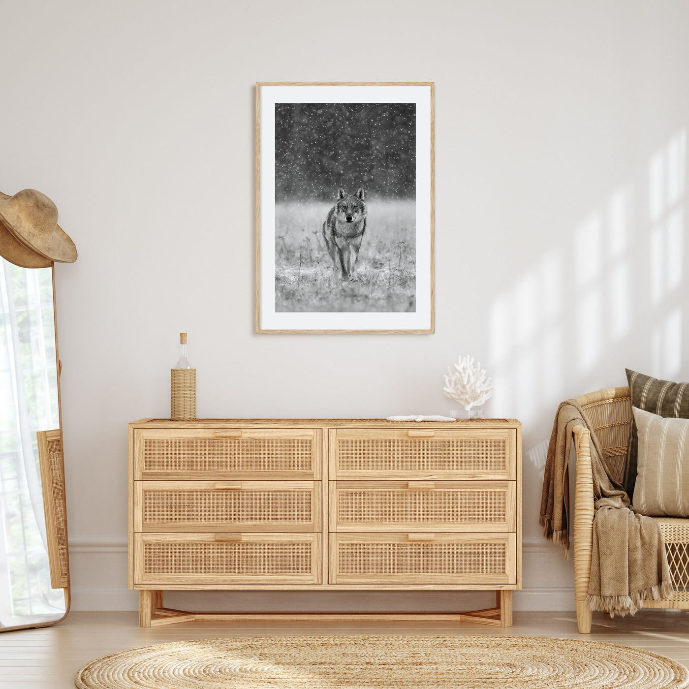 Wolf Photo B&W No 2 Poster