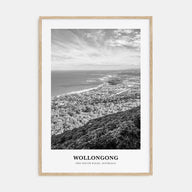 Wollongong Portrait B&W Poster