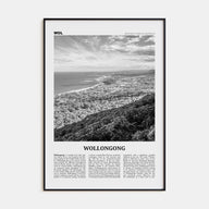 Wollongong Travel B&W Poster