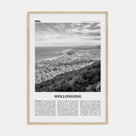 Wollongong Travel B&W Poster