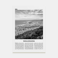 Wollongong Travel B&W Poster