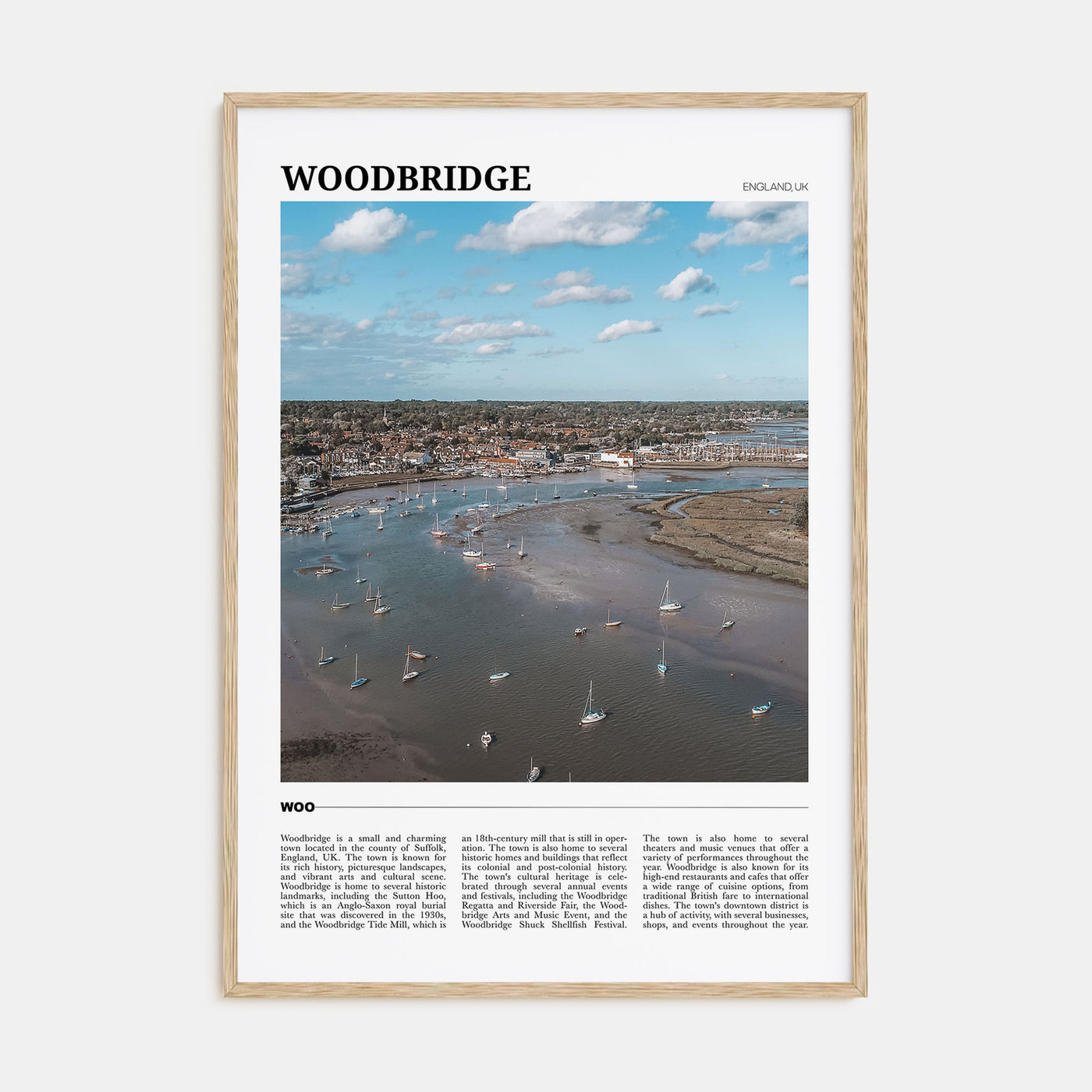 Woodbridge Travel Color Poster