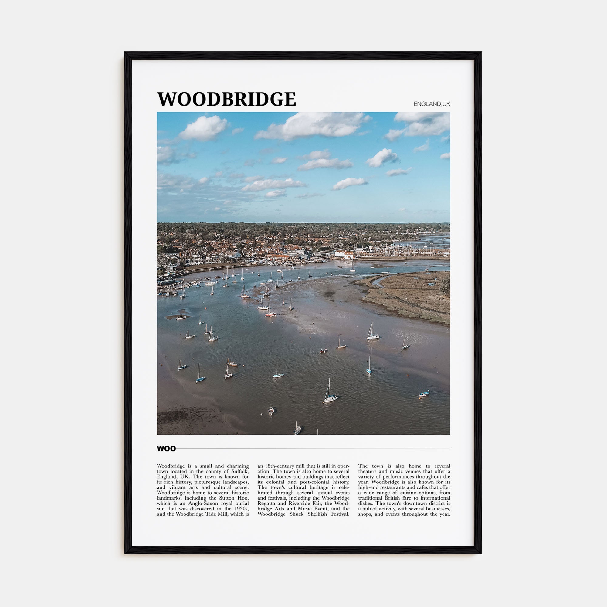 Woodbridge Travel Color Poster