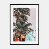 Wooden Cabin Logs Photo Color Poster