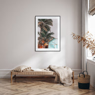 Wooden Cabin Logs Photo Color Poster