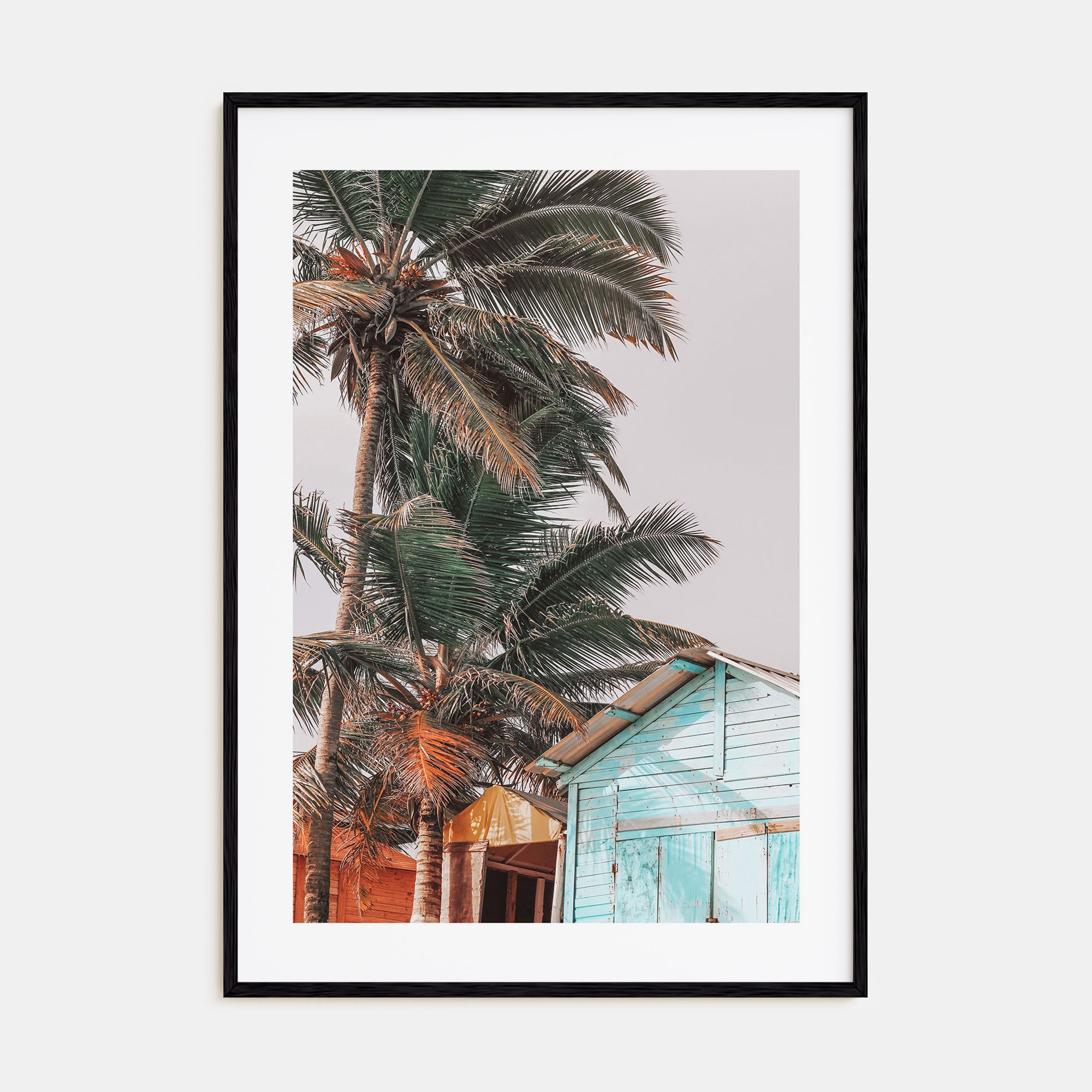 Wooden Cabin Logs Photo Color Poster