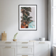 Wooden Cabin Logs Photo Color Poster