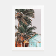 Wooden Cabin Logs Photo Color Poster