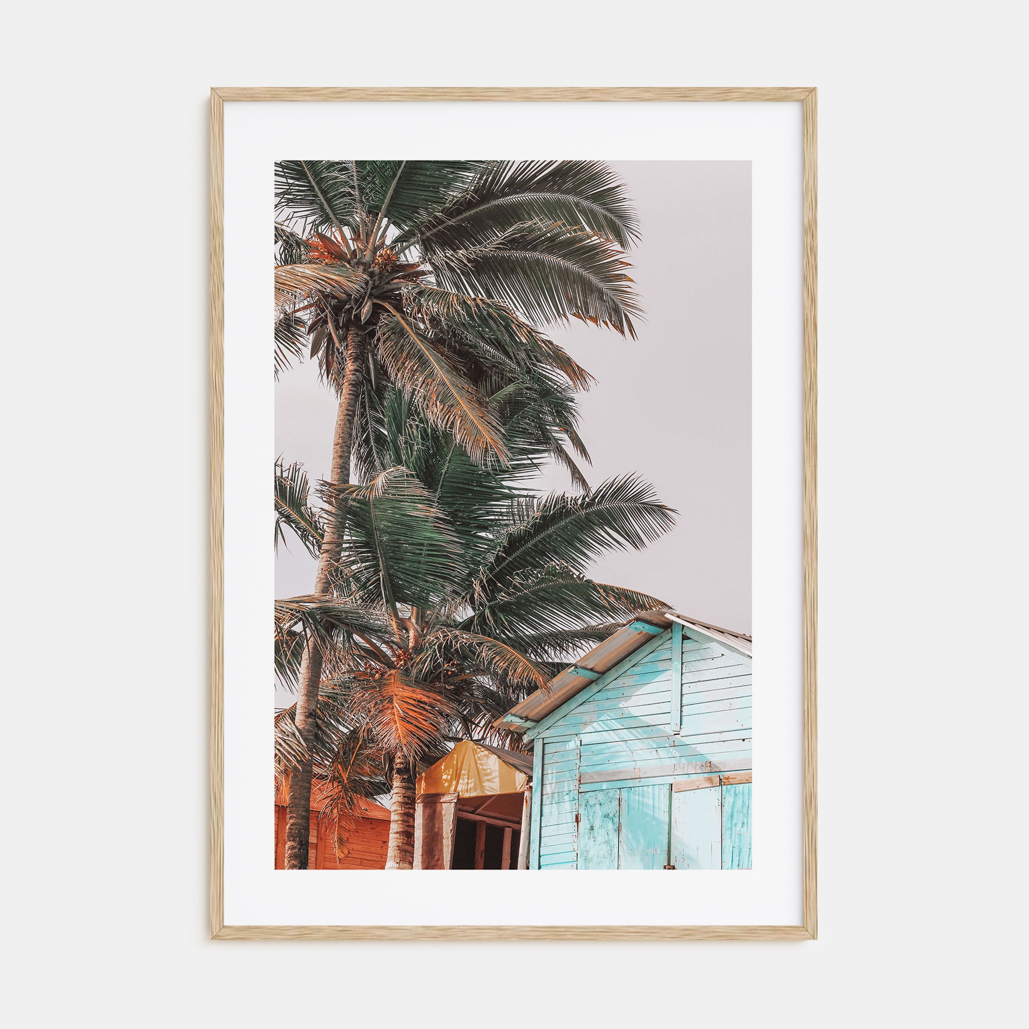 Wooden Cabin Logs Photo Color Poster