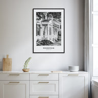 Woodstock, Vermont Portrait B&W Poster