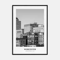 Worcester Portrait B&W Poster