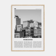 Worcester Travel B&W Poster
