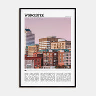 Worcester Travel Color Poster