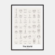 World Bucket Bucket List Poster