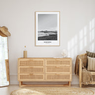 Worthing Portrait B&W Poster