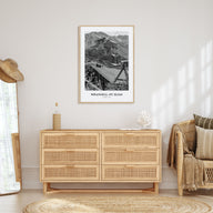 Wrangell–St. Elias National Park Portrait B&W Poster