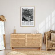 Wrangell–St. Elias National Park Travel B&W Poster