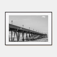 Wrightsville Beach Landscape B&W Poster