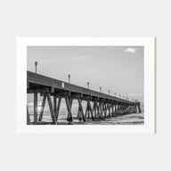 Wrightsville Beach Landscape B&W Poster
